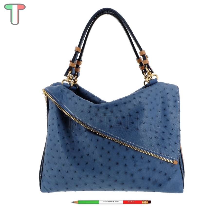 Sem Vaccaro Struzzo/Coccodrillo Blu 610