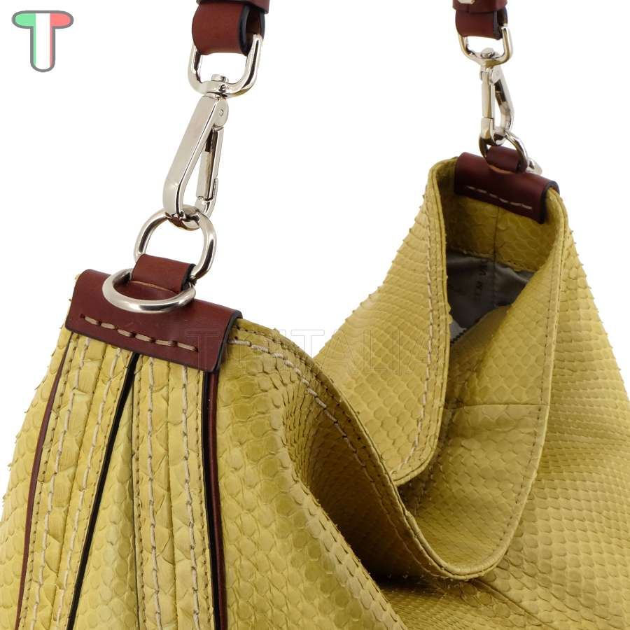 Sem Vaccaro Pitone Cuoio Giallo 502