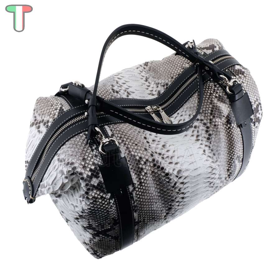 Sem Vaccaro Pitone Bianco/Nero 606