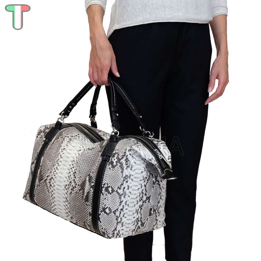 Sem Vaccaro Pitone Bianco/Nero 606