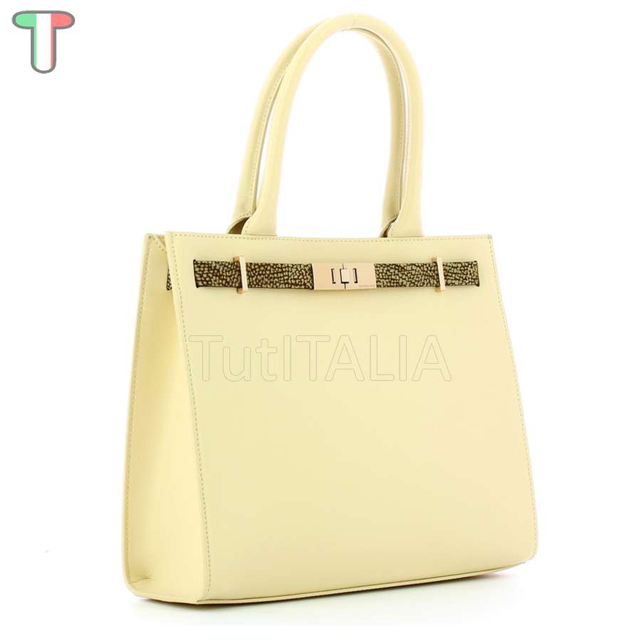 Borbonese Shopping Bag Medium Out Of Office Butter 924641BB0Y90