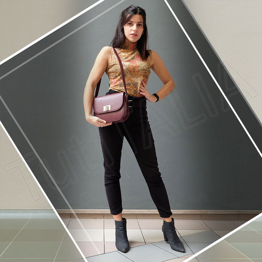 FURLA 1927 BURGUNDY 1064443 FURLA 1927 BURGUNDY 1064443