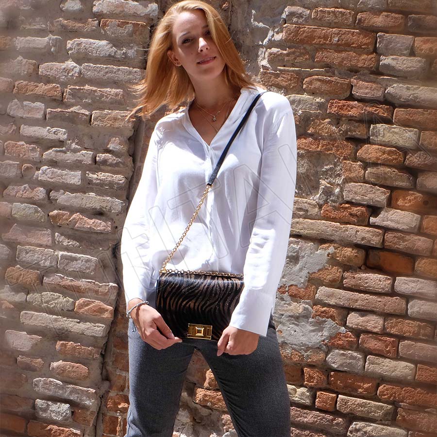 FURLA MIMI 1033480 TONI NATURALI+NERO